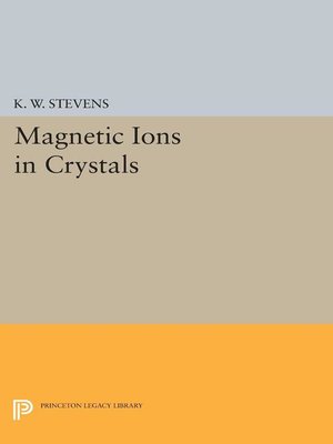 cover image of Magnetic Ions in Crystals